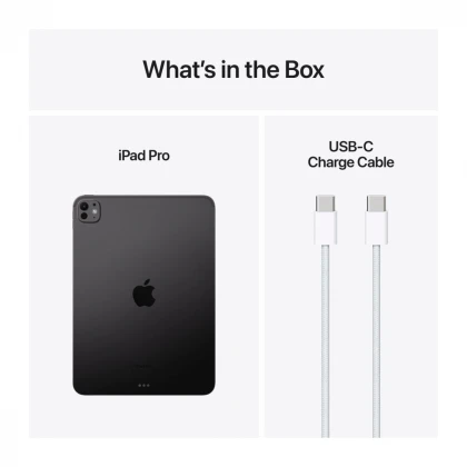 11-inčni iPad Pro Wi-Fi 2TB sa standardnim staklom - Space Black (M4)