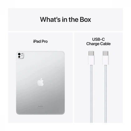 13-inčni iPad Pro Wi-Fi + Cellular 256GB sa standardnim staklom - Silver (M4)