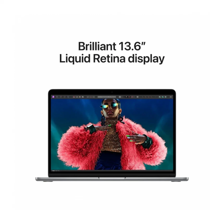 13-inčni MacBook Air M3 sa 8-jezgarnim CPU-om, 8-jezgarnim GPU-om, 8GB objedinjene memorije i 256GB SSD-om - Space Gray
