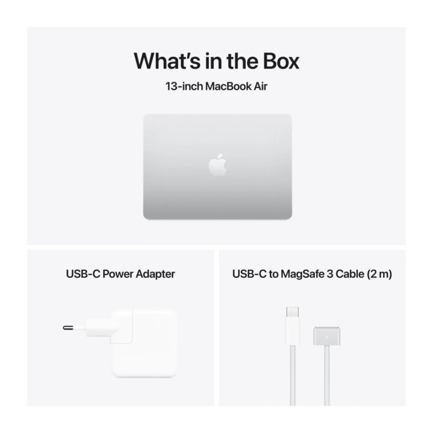 13-inčni MacBook Air M4 sa 10-jezgarnim CPU-om, 10-jezgarnim GPU-om, 24GB objedinjene memorije i 512GB SSD - Silver