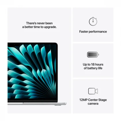 13-inčni MacBook Air M4 sa 10-jezgarnim CPU-om, 10-jezgarnim GPU-om, 24GB objedinjene memorije i 512GB SSD - Silver