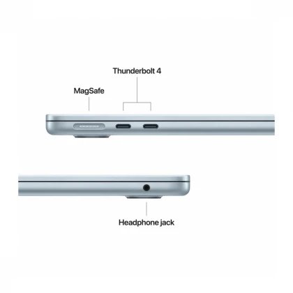 13-inčni MacBook Air M4 sa 10-jezgarnim CPU-om, 8-jezgarnim GPU-om, 16GB objedinjene memorije i 256GB SSD - Sky Blue