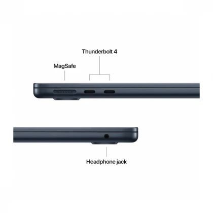 13-inčni MacBook Air M4 sa 10-jezgarnim CPU-om, 10-jezgarnim GPU-om, 16GB objedinjene memorije i 512GB SSD - Midnight