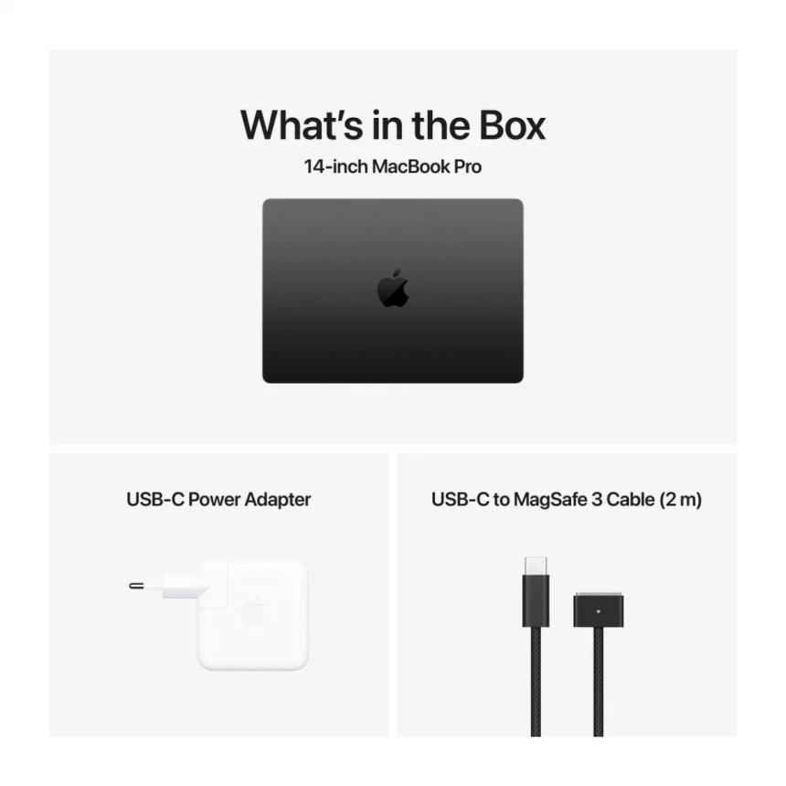 14-inčni MacBook Pro M4 Pro sa 14-jezgarnim CPU-om i 20-jezgarnim GPU-om, 24GB objedinjene memorije i 1TB SSD-om - Space Black