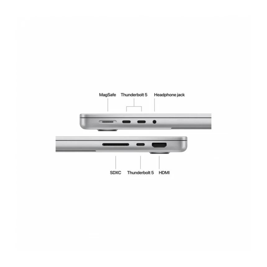 14-inčni MacBook Pro M4 Pro sa 12-jezgarnim CPU-om i 16-jezgarnim GPU-om, 24GB objedinjene memorije i 512GB SSD-om - Silver