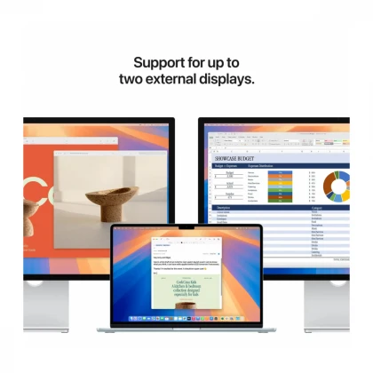 15-inčni MacBook Air M4 sa 10-jezgarnim CPU-om, 10-jezgarnim GPU-om, 16GB objedinjene memorije i 512GB SSD - Midnight