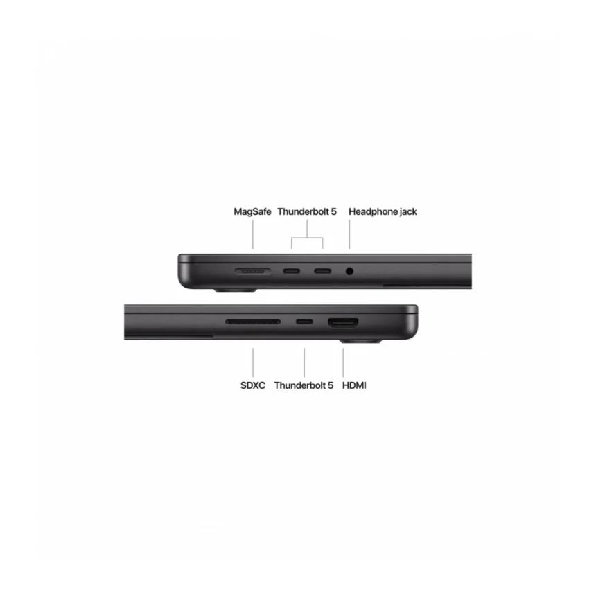 16-inčni MacBook Pro M4 Max sa 14-jezgarnim CPU-om i 32-jezgarnim GPU-om, 36GB objedinjene memorije i 1TB SSD-om - Space Black