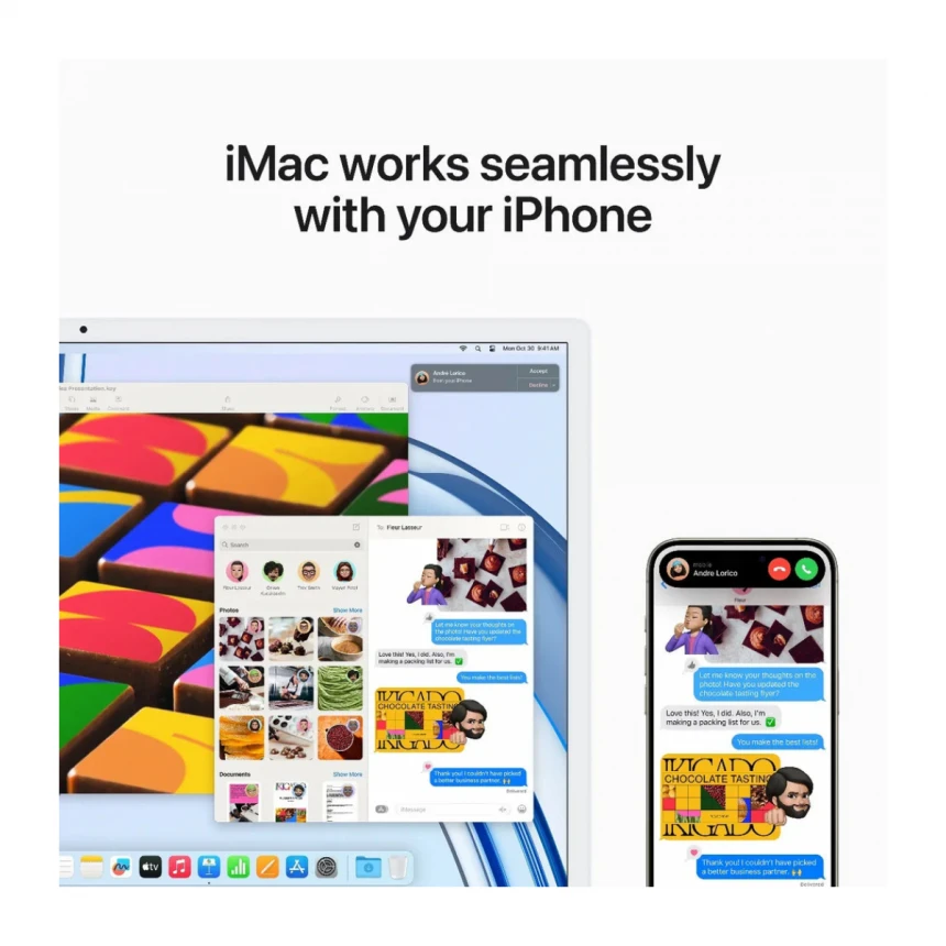 24-inčni iMac M3 sa 4,5K Retina displejom, 8-jezgarnim CPU-om, 10-jezgarnim GPU-om, 8GB objedinjene memorije i 256GB SSD-om - Blue