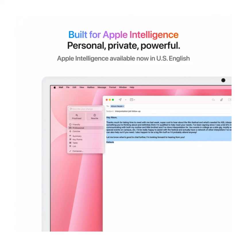 24-inčni iMac M4 sa 4,5K Retina displejom, 10-jezgarnim CPU-om, 10-jezgarnim GPU-om, 24GB objedinjene memorije i 512GB SSD - Pink