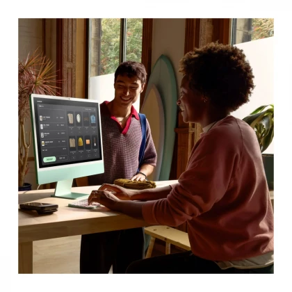 24-inčni iMac M4 sa 4,5K Retina displejom, 10-jezgarnim CPU-om, 10-jezgarnim GPU-om, 16GB objedinjene memorije i 256GB SSD - Green