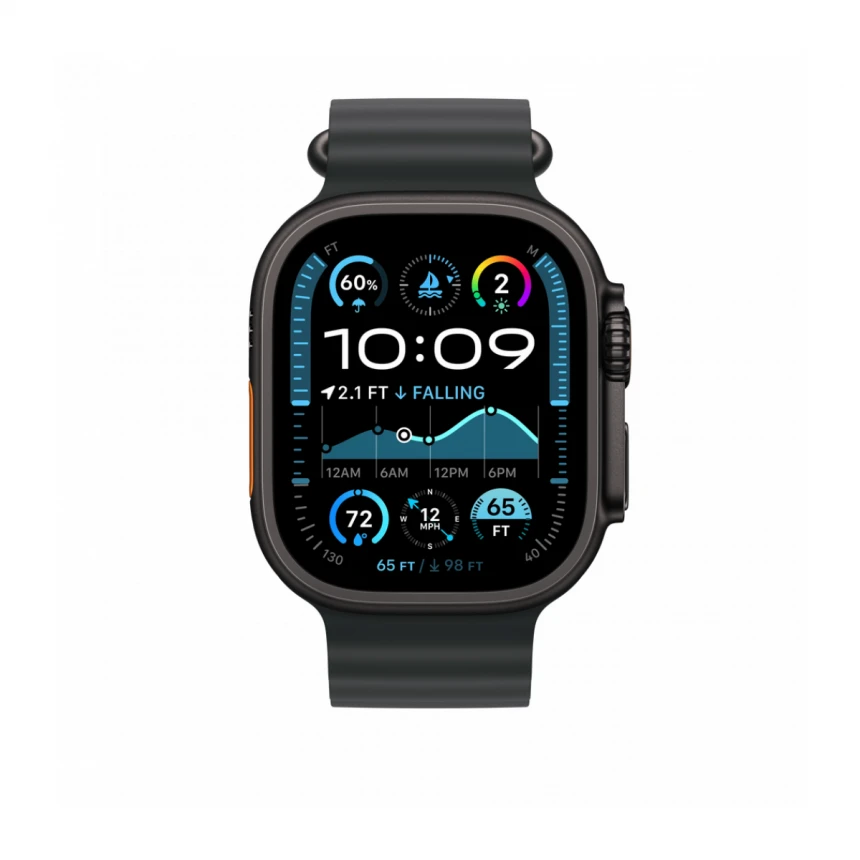 49mm Black Ocean Band Extension - Black Titanium Finish