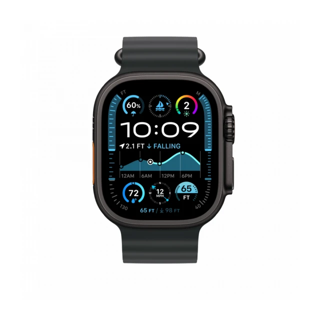 49mm Black Ocean Band Extension - Black Titanium Finish