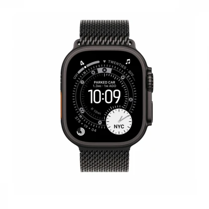 49mm Black Titanium Milanese Loop - Small