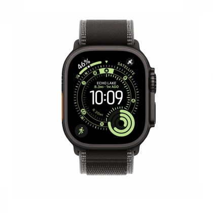 49mm Black/Charcoal Trail Loop - S/M - Black Titanium Finish