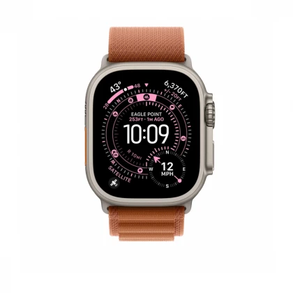 49mm Terracotta Alpine Loop - Large - Natural Titanium Finish