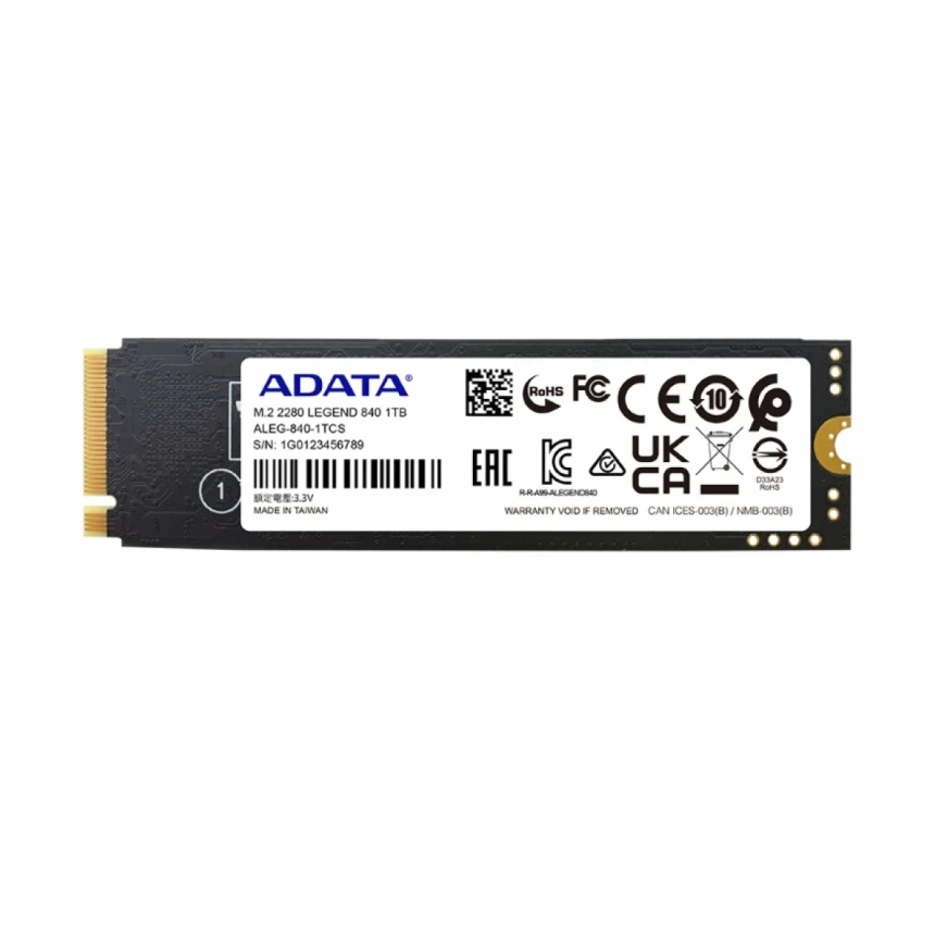 A-DATA 1TB M.2 PCIe Gen4 x4 LEGEND 840 ALEG-840-1TCS SSD