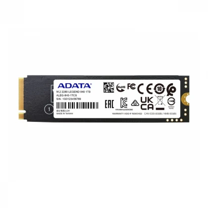 A-DATA 1TB M.2 PCIe Gen4 x4 LEGEND 840 ALEG-840-1TCS SSD 