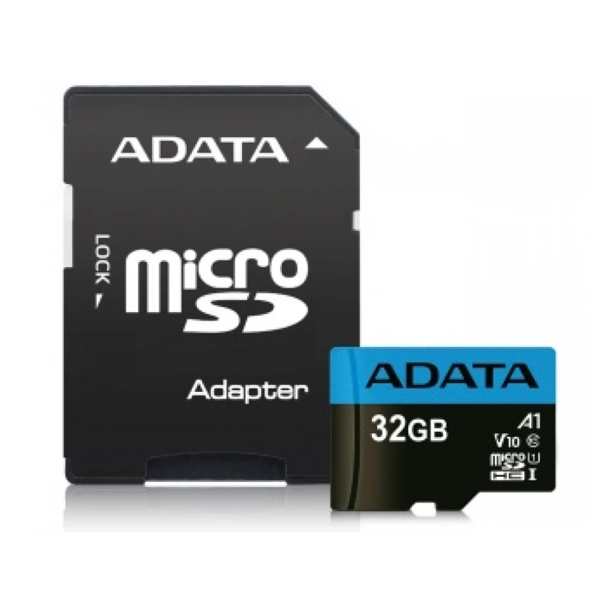 A-DATA Memorijska kartica UHS-I MicroSDHC 32GB class 10 + adapter AUSDH32GUICL10A1-RA1 