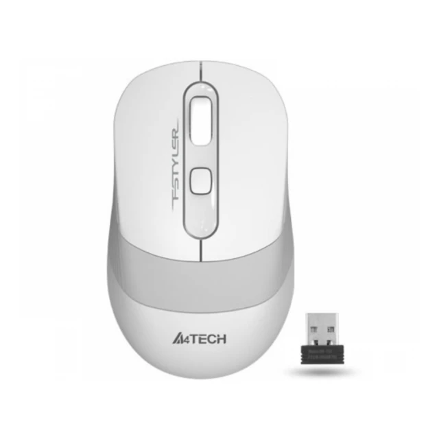 A4 TECH FG10 FSTYLER Wireless USB beli miš 