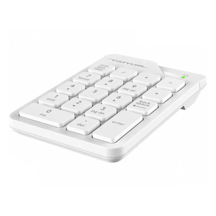 A4 TECH FGK21C FSTYLER 2.4G Wireless Numeric Keypad USB Type-C bela tastatura 