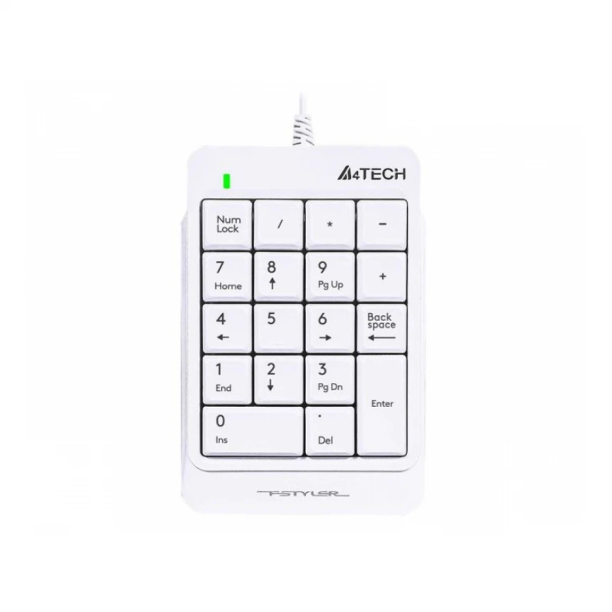 A4 TECH FK13P FSTYLER Numerička USB bela tastatura 
