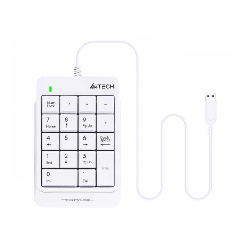 A4 TECH FK13P FSTYLER Numerička USB bela tastatura 