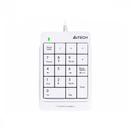 A4 TECH FK13P FSTYLER Numerička USB bela tastatura 