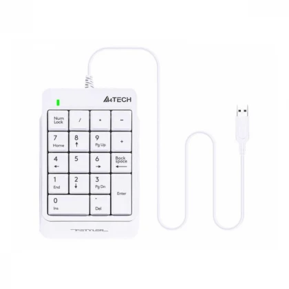 A4 TECH FK13P FSTYLER Numerička USB bela tastatura 