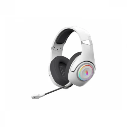 A4 TECH GR270 Bloody 7.1 Virtual Surround 3-IN-ONE RGB Gaming Wireless + wired bele slušalice 