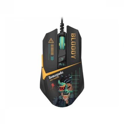 A4 TECH W63 Max Bloody RGB Gaming Renegade Midnight miš 