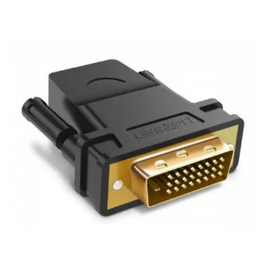 Adapter DVI  (24+1) M na HDMI F Ugreen