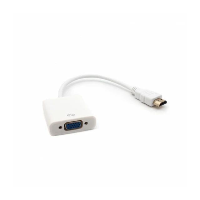 Adapter JWD HDMI-VGA M/F White