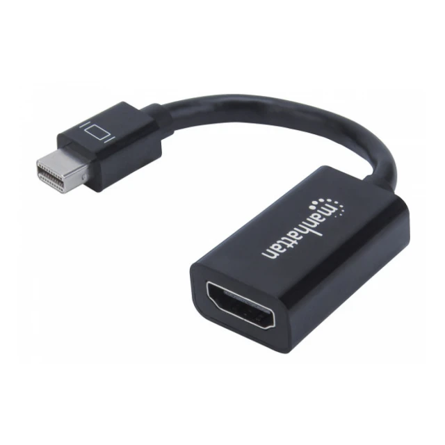 Adapter Manhattan 151528 Mini DisplayPort/M - HDMI 1080p Crni