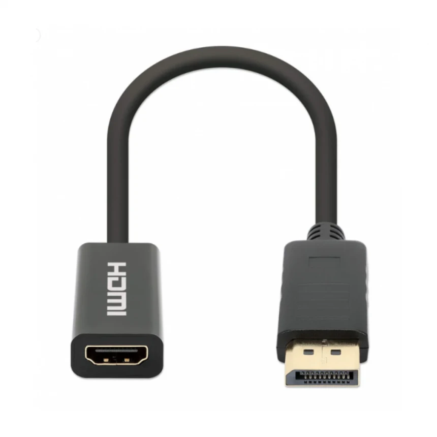 Adapter Manhattan 153713 Displayport - HDMI M/F 4K/60Hz