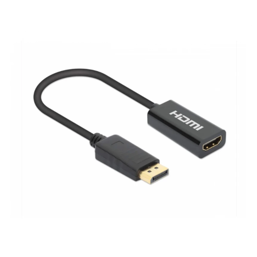 Adapter Manhattan 153713 Displayport - HDMI M/F 4K/60Hz