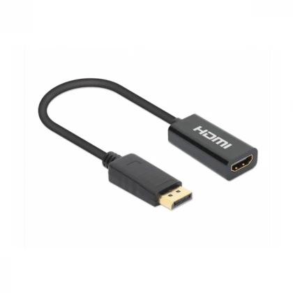 Adapter Manhattan 153713 Displayport - HDMI M/F 4K/60Hz