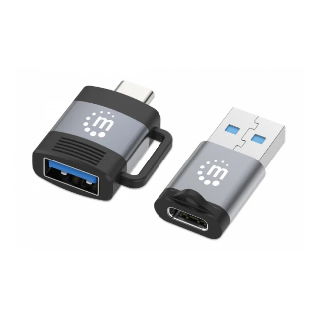 Adapter Manhattan 356329 USB 3.0 - USB-C M/F - F/M set 2 adaptera