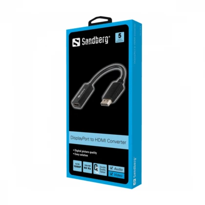 Adapter Sandberg DisplayPort - HDMI 508-28