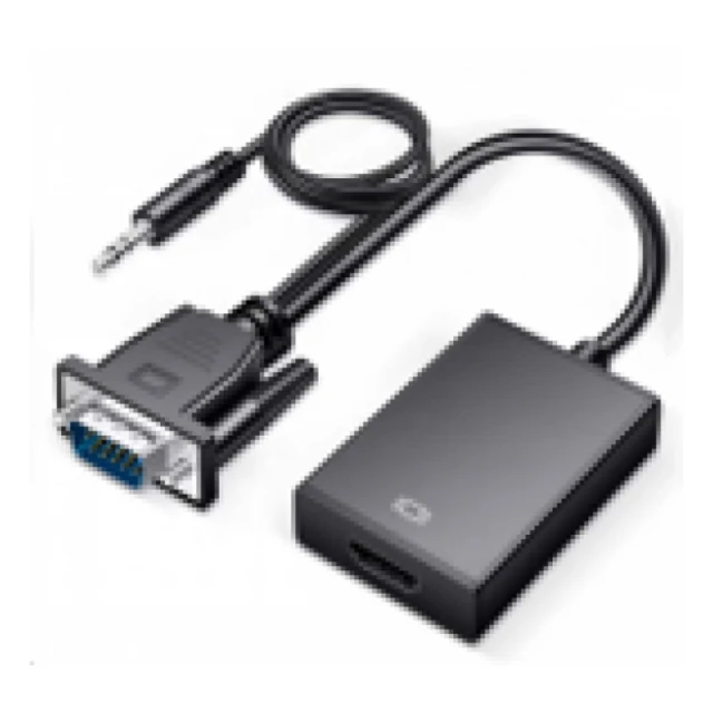 Adapter Stars Solutions VGA na HDMI crni