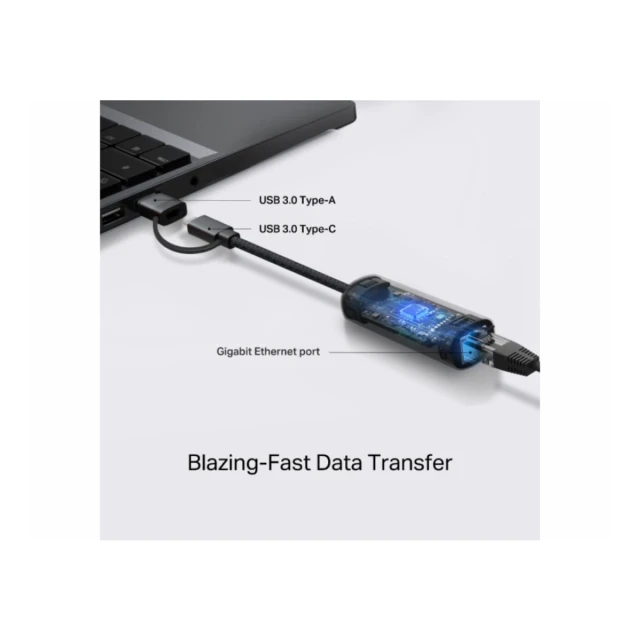 Adapter TP-LINK UE310C USB-C /USB-A-> RJ45 Gigabit Ethernet Network