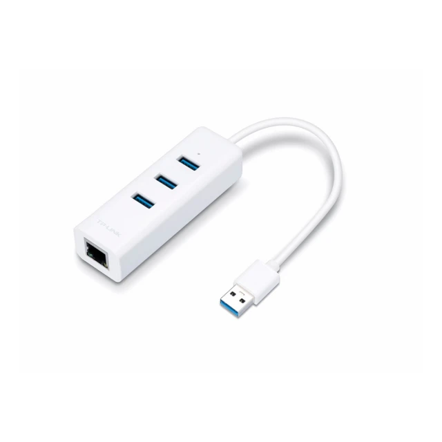 Adapter TP-LINK UE330 USB 3.0 to RJ-45 Gigabit Ethernet Network/1x LAN/3x USB 3.0 Hub