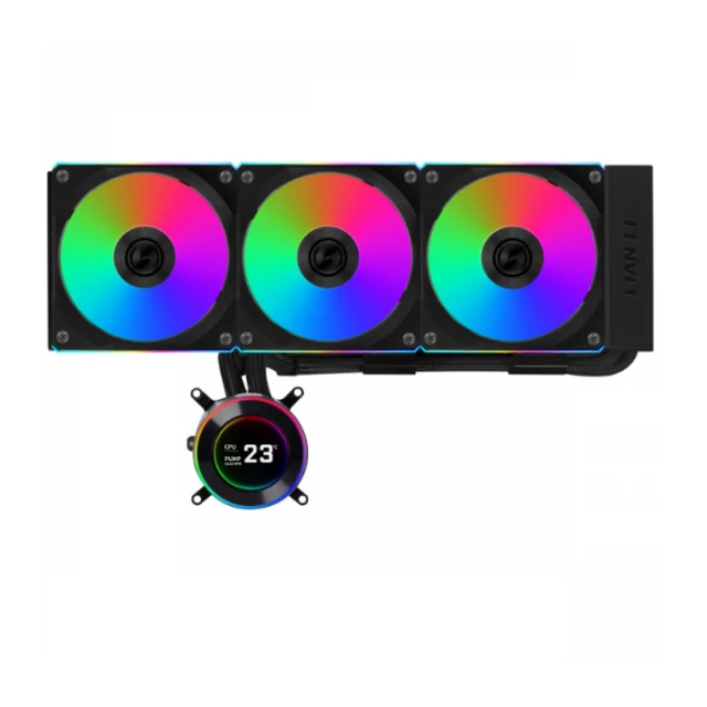AIO CPU Hladnjak Lian Li HYDROSHIFT II LCD-C 360CL ARGB CRNI, GHS2LCD36RB