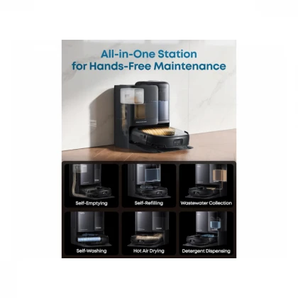 ANKER Eufy Omni E25 HydroJet Robot Usisivač sa bazom crni 