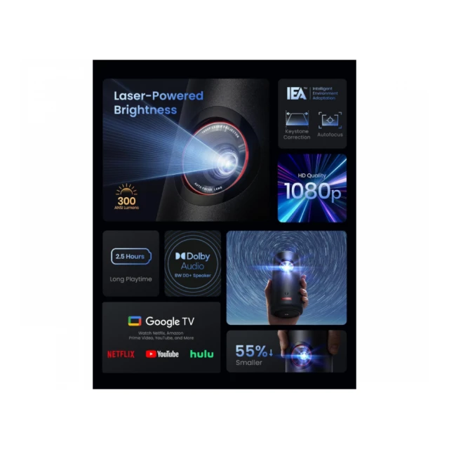 ANKER Nebula Capsule 3 Full HD Android TV projektor 