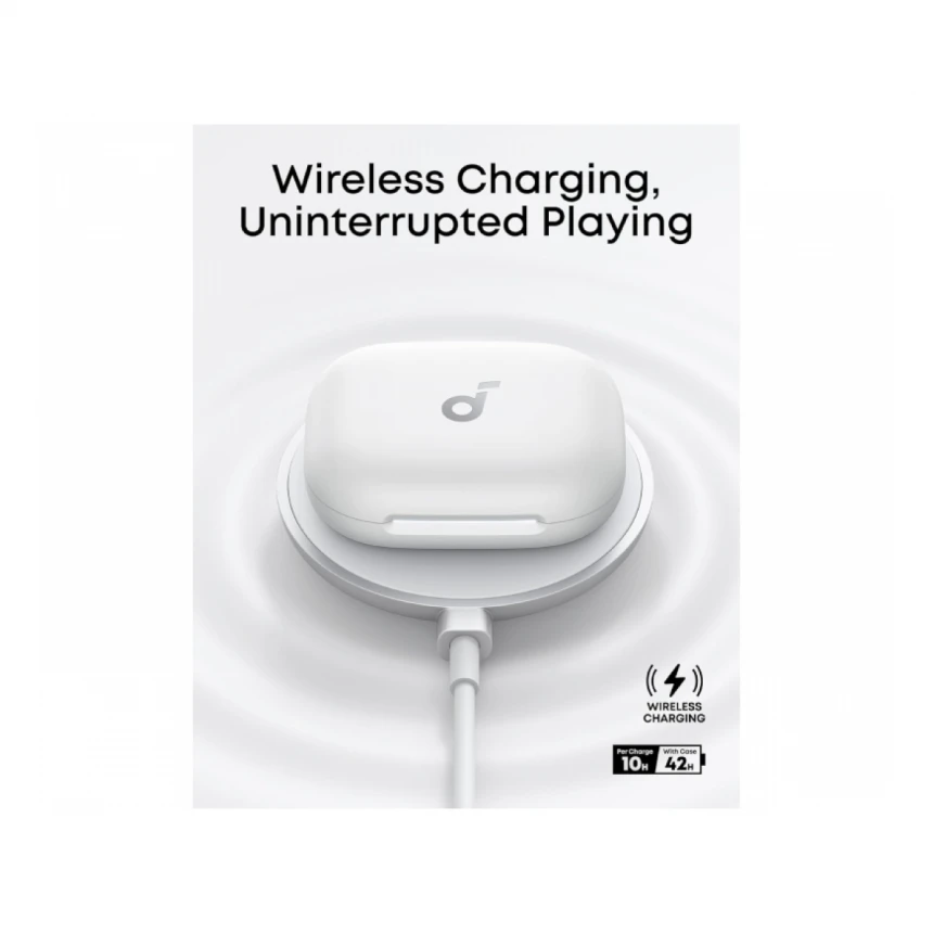 ANKER Soundcore AeroFit 2 BT bubice sa mikrofonom bele 