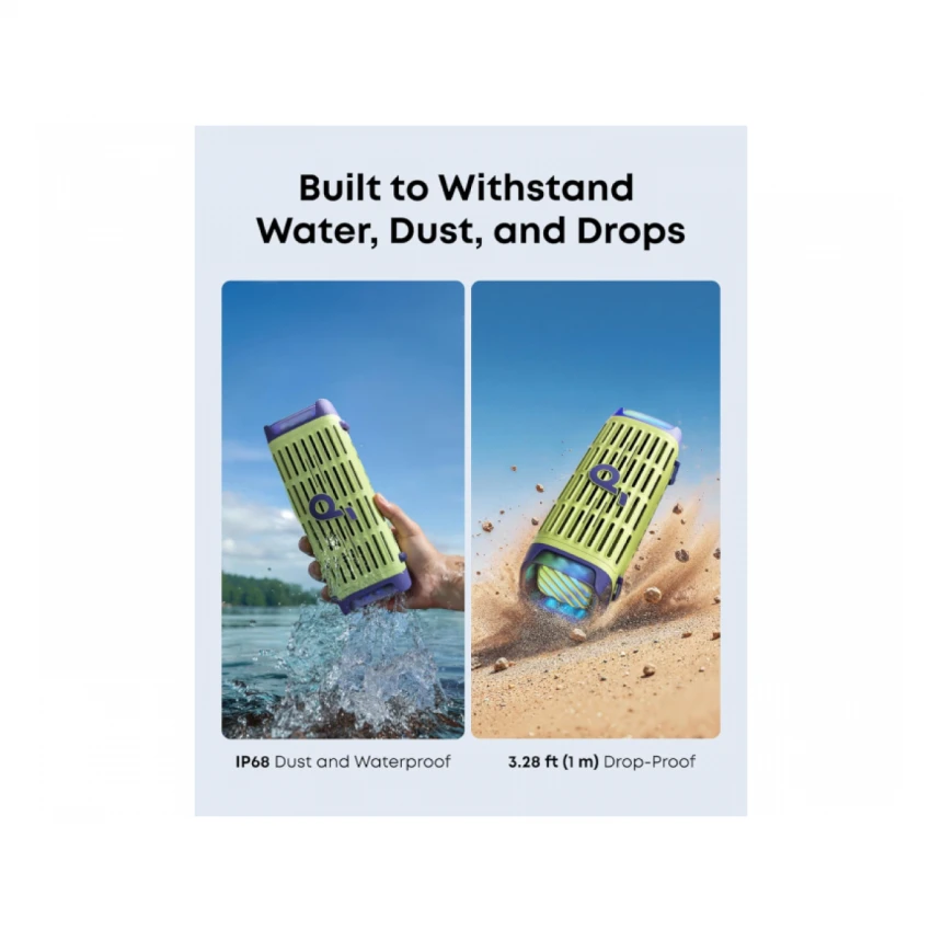 ANKER Soundcore Boom 3i 50W prenosni bluetooth IP68 zvučnik zeleni 