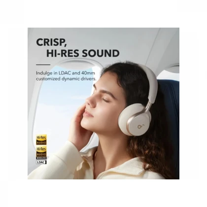 ANKER Soundcore Space One ANC BT slušalice bele 