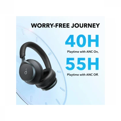 ANKER Soundcore Space One ANC BT slušalice crne 