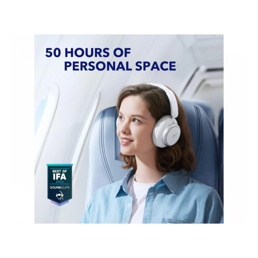 ANKER Soundcore Space Q45 ANC BT slušalice bele