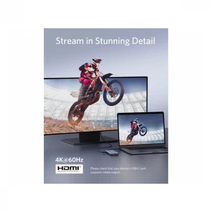 ANKER USB-C Data Hub 8u1 10Gbps crni 